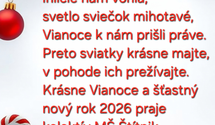 Veselé vianoce a šťastný nový rok 