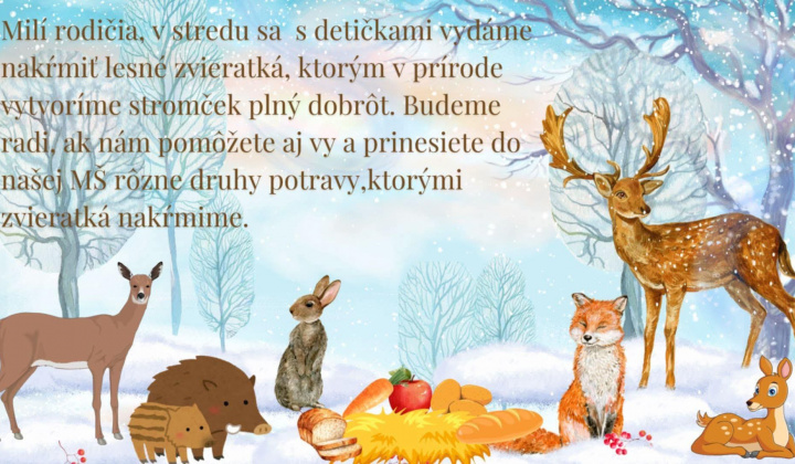 Zeleninový stromček pre zvieratká